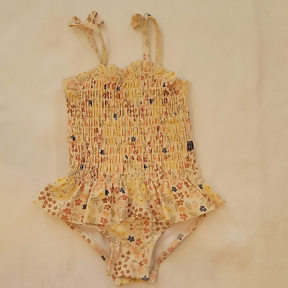 Floral Ruffled Swimsuit